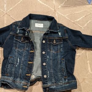 Dark blue jean jacket